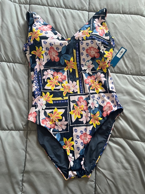 Birdsong Other - Birdsong V Front Underwire One Piece in Indigo Picnic